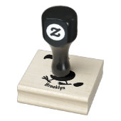 Funny dodo bird cartoon illustratie rubberstempel (Stempel)
