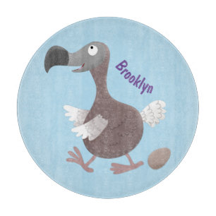 Funny dodo bird cartoon illustratie snijplank