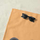 Funny dodo bird cartoon illustratie strandlaken (In situ)