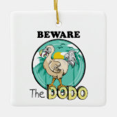 Funny dodo tropisch eiland keramisch ornament (Voorkant)