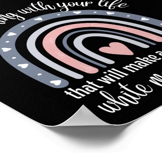 Funny Doe iets met je leven Poster (Hoek)