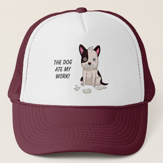 Funny Dog aangepaste tekst petten (Voorkant)