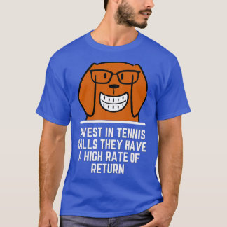 Funny Dog Accountant Financial Advisor Finance Tea T-shirt