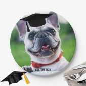 Funny Dog Afstuderen French BullDog Custom Photo Papieren Bordje