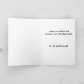 Funny Dog Afstuderen Kaart (Binnen)