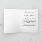 Funny Dog Afstuderen Kaart (Binnen)