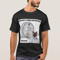 Funny Dog and Cat MRI Machine Doctor T Shirt
