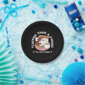 Funny Dog and S’more Design – Kawaii Pet Lover Pun Papieren Bordje (Feest)