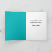 Funny Dog Ate Birthday Cadeau Wenskaart Kaart (Binnen)