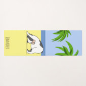 Funny Dog Beach Yoga Mat (Achterkant (horizontaal))