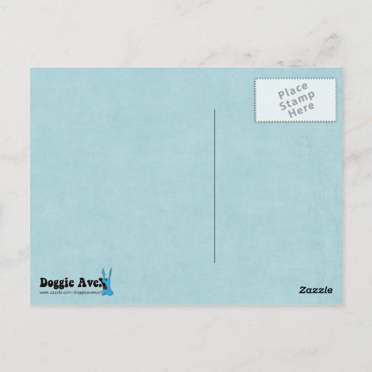 Funny Dog Birthday Briefkaart (Achterkant)