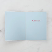 Funny Dog Birthday Card Kaart (Binnen)