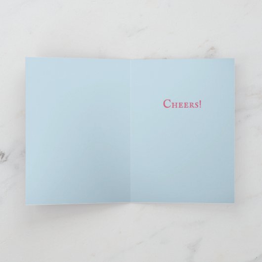 Funny Dog Birthday Card Kaart (Binnen)