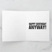 FUNNY DOG BIRTHDAY DOG GREETING CARDS KAART (Binnen)