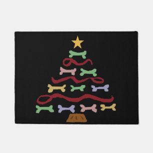 Funny Dog Biscuit-kerstboomkunst Deurmat