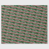 Funny Dog Carol Singers Add Your Message Cartoon Cadeaupapier (Vlak)