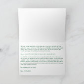 Funny Dog Cat 3 foto's Minimalistisch Elegant Gold Kaart (Binnen)