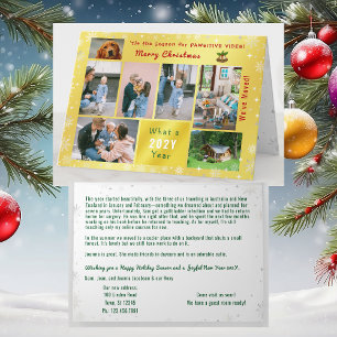 Funny Dog Cat 7 foto's Collage We hebben Golden ve Feestdagen Kaart