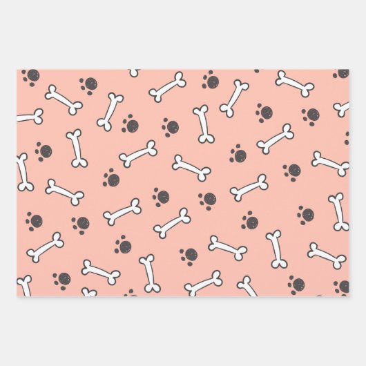 Funny Dog & Cat Pets Cartoon Inpakpapier Vel (Voorkant 2)