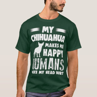 Funny Dog Chihuahua Shirt Puppy Rescue Vrouwen