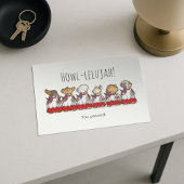 Funny Dog Choir Passed Test Or Exam Cartoon Briefkaart