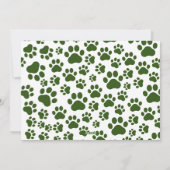 Funny Dog Christmas Afbeelding Gepersonaliseerde F Feestdagenkaart (Achterkant)