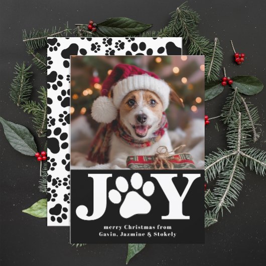 Funny Dog Christmas Afbeelding Gepersonaliseerde F Feestdagenkaart
