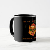 Funny Dog Christmas Mug – Bilingual Gift Mok (Voorkant links)