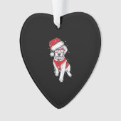 Funny Dog Christmas Pajamas Gift for Dog Lovers Wo Ornament (voorkant)