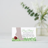 Funny Dog Clean-up Visitekaartje (Staand voorkant)