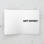 FUNNY DOG CLOSEUP BIRTHDAY CARDS KAART (Binnen)