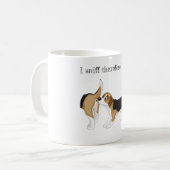 Funny Dog Coffee Mok (Voorkant links)