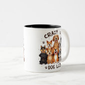 Funny Dog Coffee Mok voor Hondenliefhebber Koffie  (Voorkant rechts)