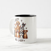 Funny Dog Coffee Mok voor Hondenliefhebber Koffie  (Voorkant links)