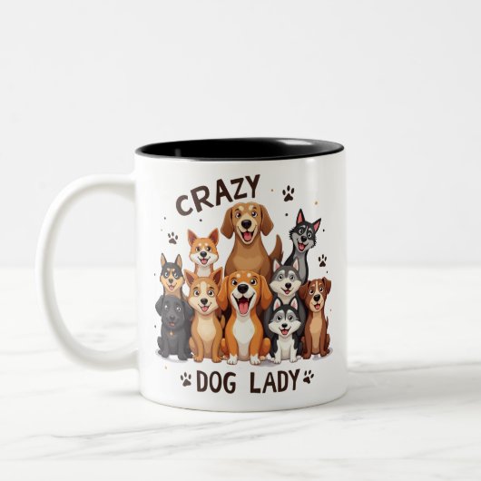 Funny Dog Coffee Mok voor Hondenliefhebber Koffie  (Links)