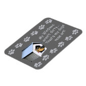 Funny Dog Comic - Nose Art Magneet (Linkerzijde)