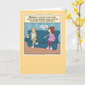 Funny Dog Costume Birthday Kaart (Gele Bloem)