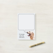 Funny Dog custom Post-it notes (Op bureau)