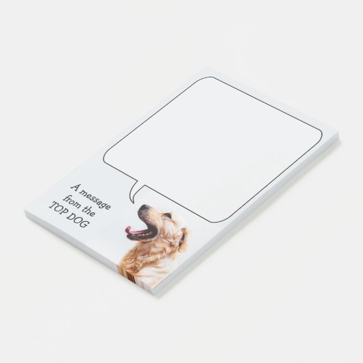 Funny Dog custom Post-it notes (Schuin)