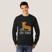 Funny Dog Cute Corgi Amp T-shirt (Voorkant volledig)