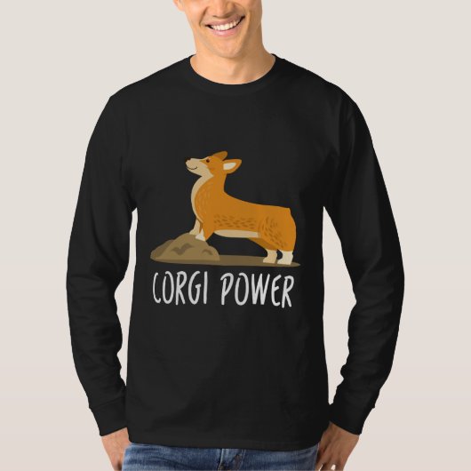 Funny Dog Cute Corgi Amp T-shirt (Voorkant)