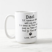 Funny Dog Dad Custom Pet Photo Fathers Day Koffiemok (Links)