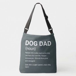 Funny Dog Dad Definition Crossbody Tas