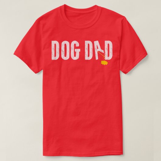 Funny Dog Dad Dog papa T-shirt (Design voorkant)