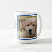 Funny Dog Dad - Vaderdag - Dog Foto Joke Koffiemok (Voorkant rechts)