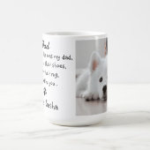 Funny Dog Dad Vaderdag - Verjaardagshond Humor Koffiemok (Center)