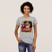 Funny Dog Dames T-Shirt - Kom niet zonder (Voorkant volledig)
