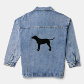 Funny dog denim jacket (Achterkant)