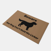 Funny Dog door Mat (Schuin)