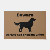 Funny Dog door Mat (Voorkant)